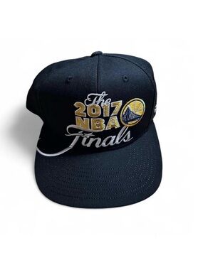 Men’s Black Adidas 2017 NBA Finals Golden State Warriors Snapback Cap